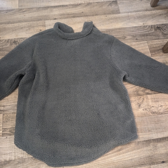 Koolaburra by UGG Brushed Back Sherpa Cozy Shacket  - Storm Blue - Picture 5 of 7